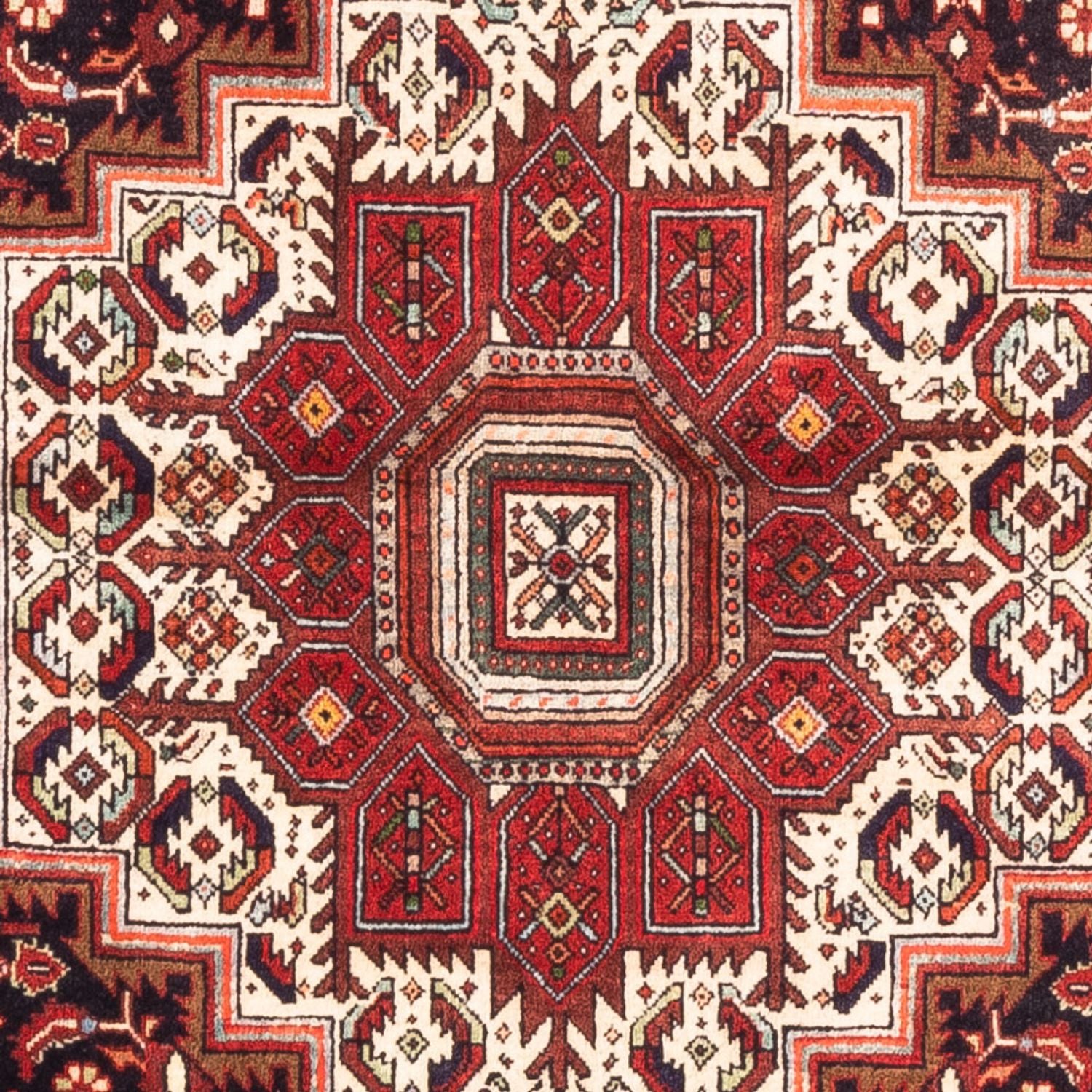 Persisk tæppe - Nomadisk - 147 x 102 cm - rød