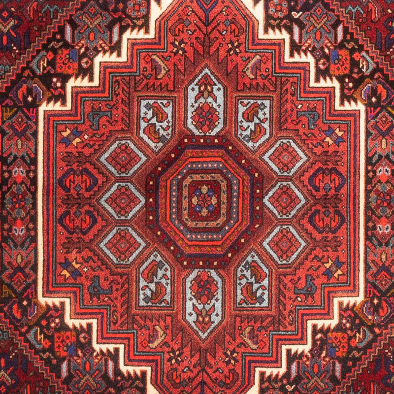 Persisk tæppe - Nomadisk - 153 x 101 cm - mørkerød