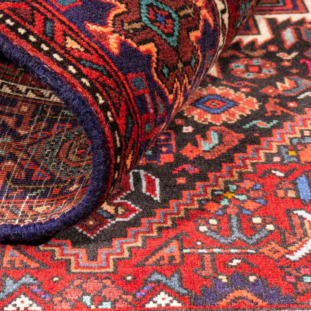 Persisk tæppe - Nomadisk - 153 x 101 cm - mørkerød