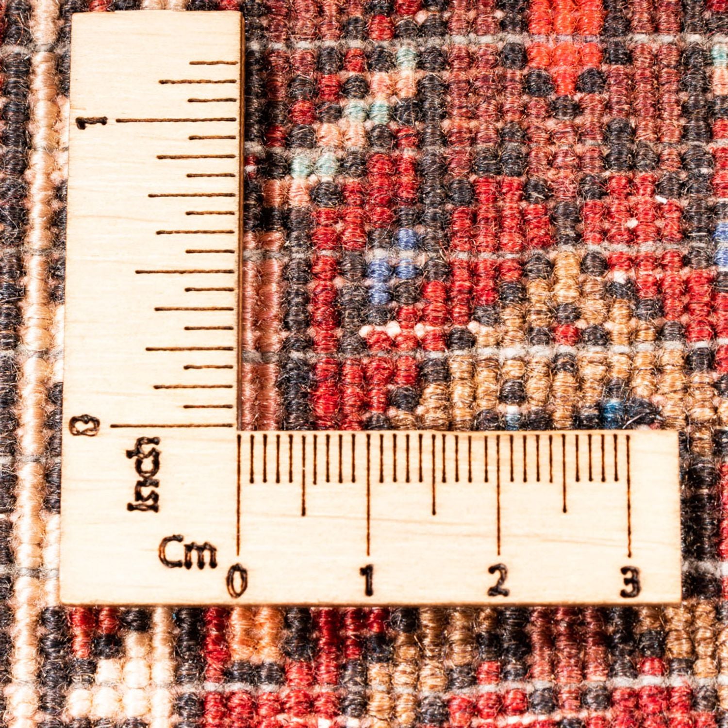 Persisk tæppe - Nomadisk - 153 x 101 cm - mørkerød