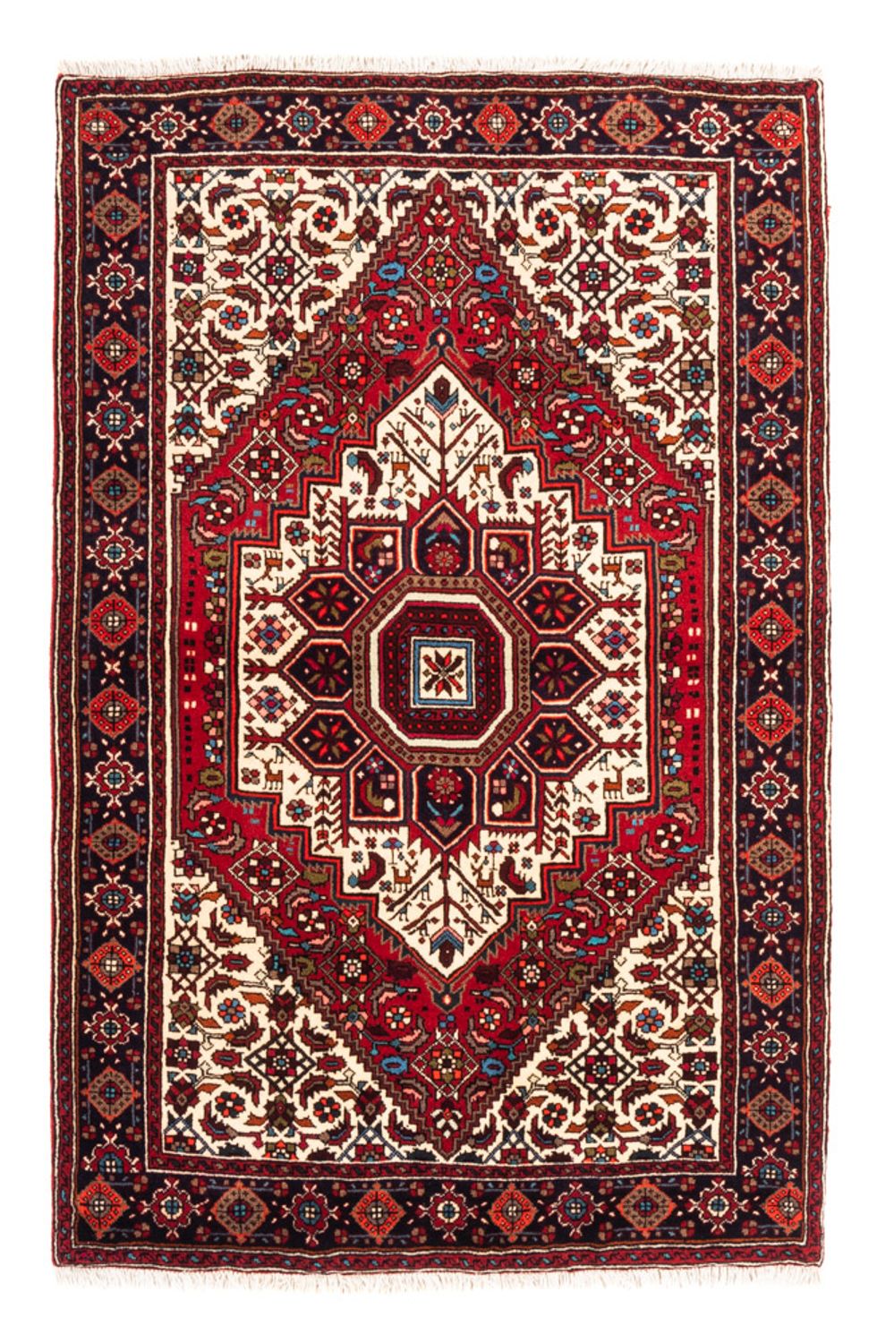 Persisk tæppe - Nomadisk - 156 x 107 cm - rød