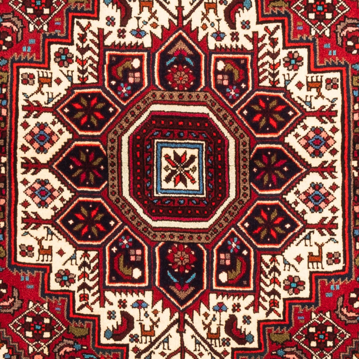 Persisk tæppe - Nomadisk - 156 x 107 cm - rød