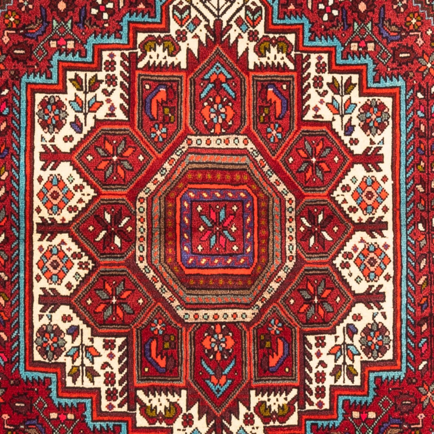 Persisk tæppe - Nomadisk - 165 x 106 cm - rød