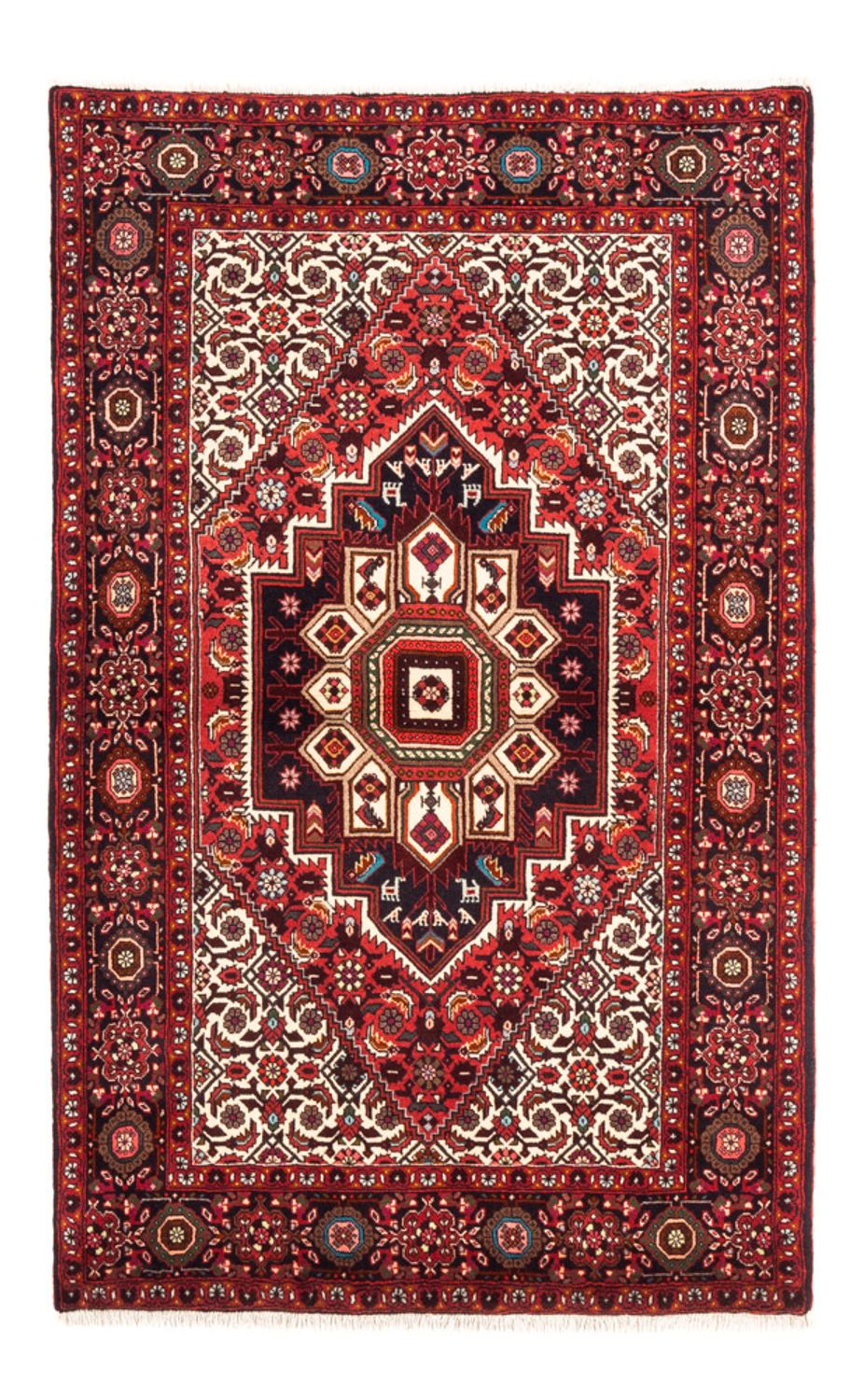 Persisk tæppe - Nomadisk - 151 x 103 cm - rød