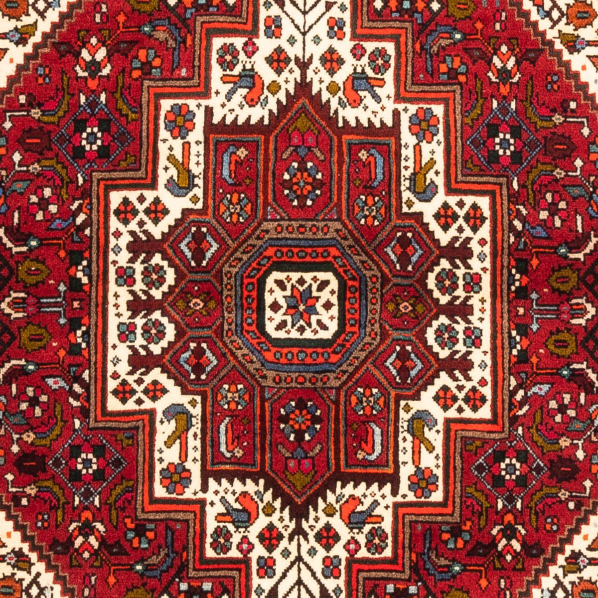 Persisk tæppe - Nomadisk - 156 x 108 cm - rød