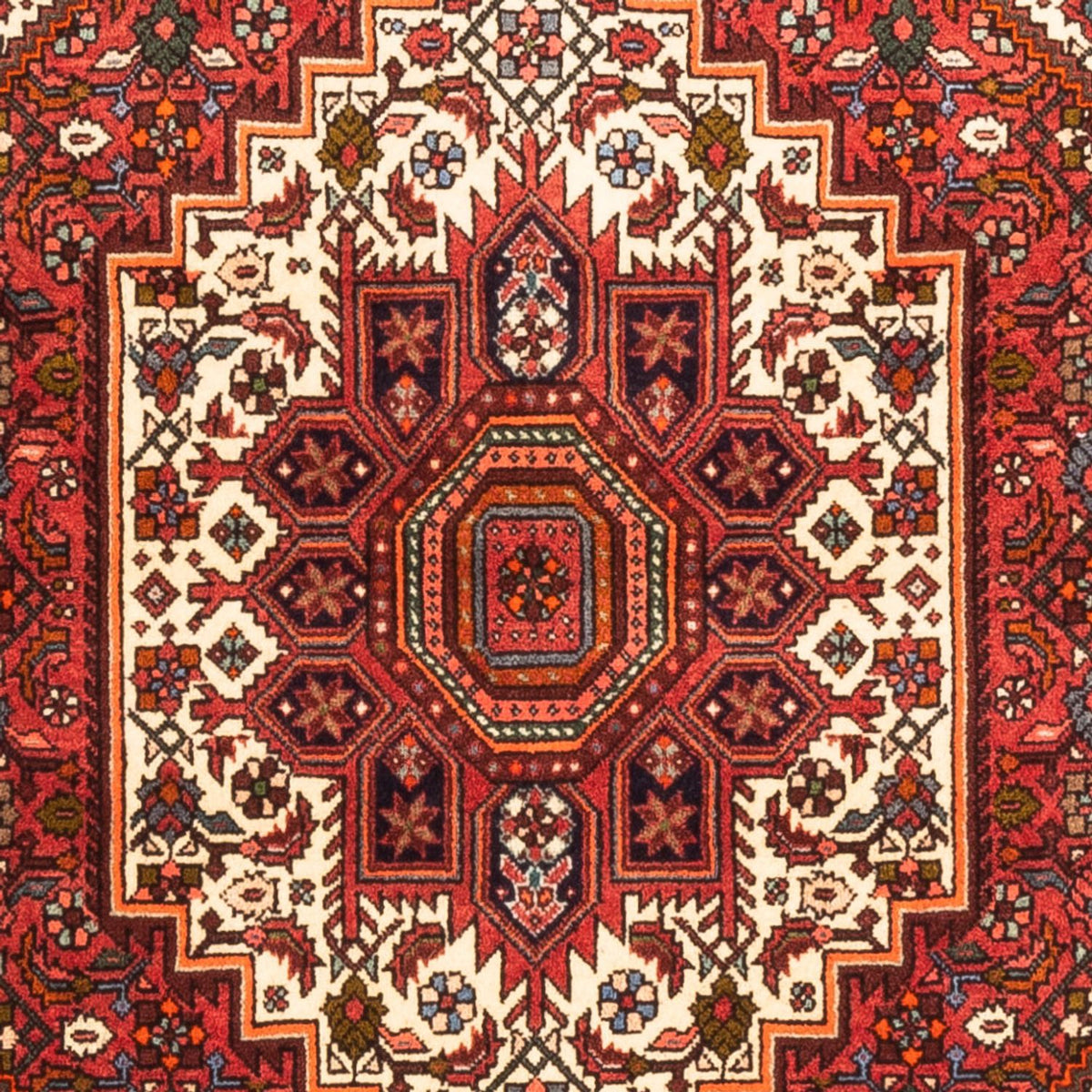 Persisk tæppe - Nomadisk - 155 x 112 cm - beige