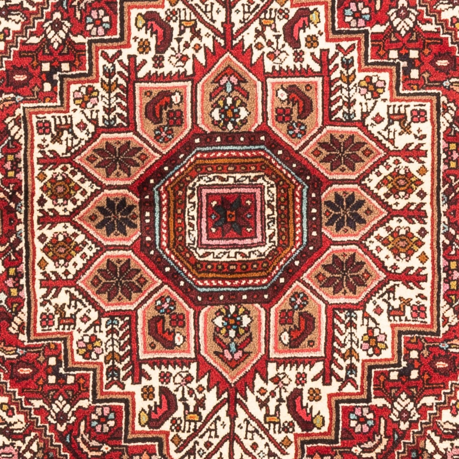 Persisk tæppe - Nomadisk - 152 x 100 cm - beige