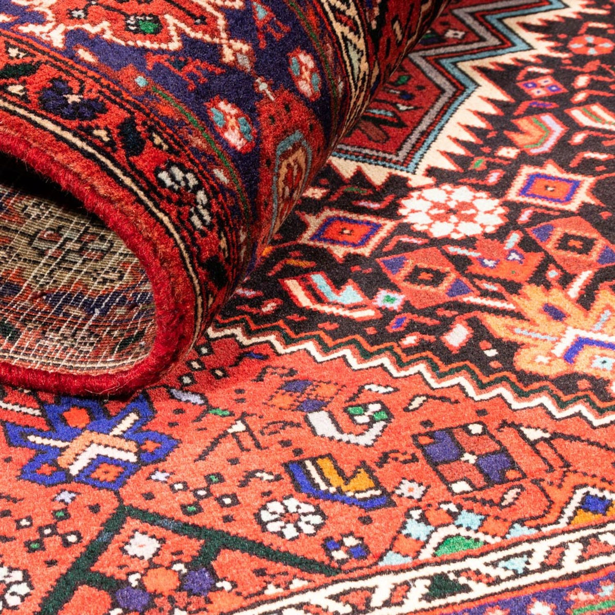 Persisk tæppe - Nomadisk - 152 x 100 cm - rød