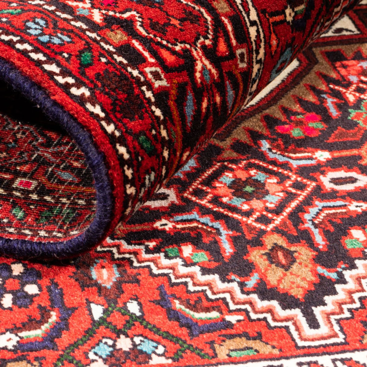 Persisk tæppe - Nomadisk - 158 x 103 cm - rød