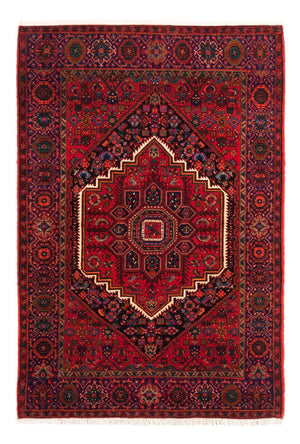 Persisk tæppe - Nomadisk - 155 x 101 cm - rød