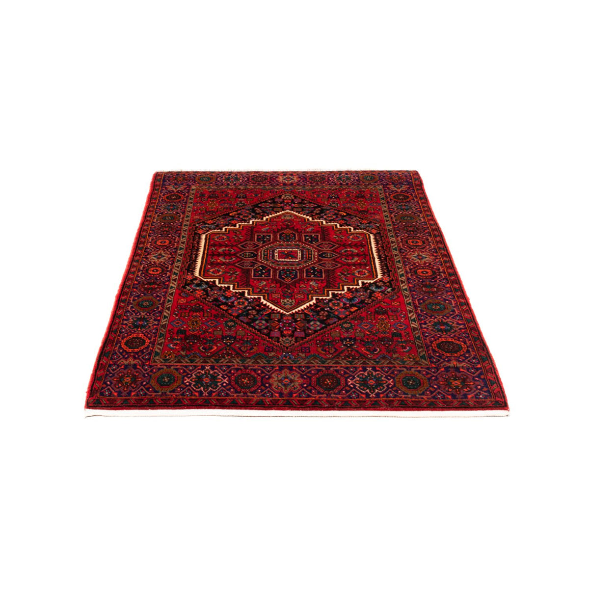 Persisk tæppe - Nomadisk - 155 x 101 cm - rød
