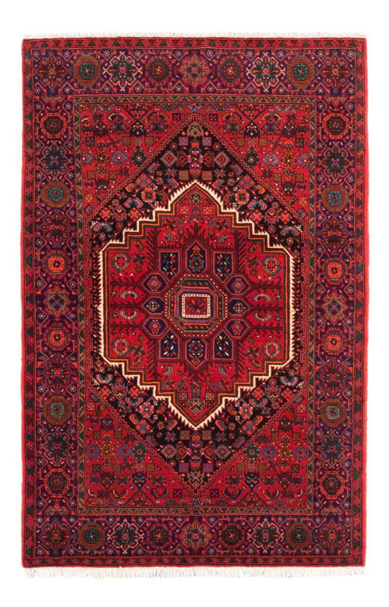 Persisk tæppe - Nomadisk - 155 x 97 cm - rød