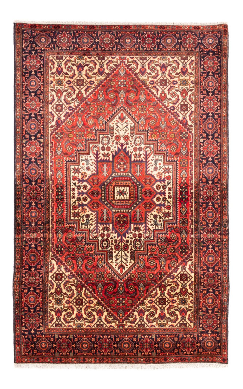 Persisk tæppe - Nomadisk - 153 x 103 cm - rød