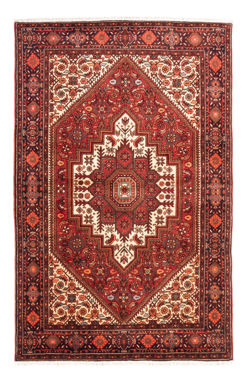 Persisk tæppe - Nomadisk - 149 x 98 cm - rød