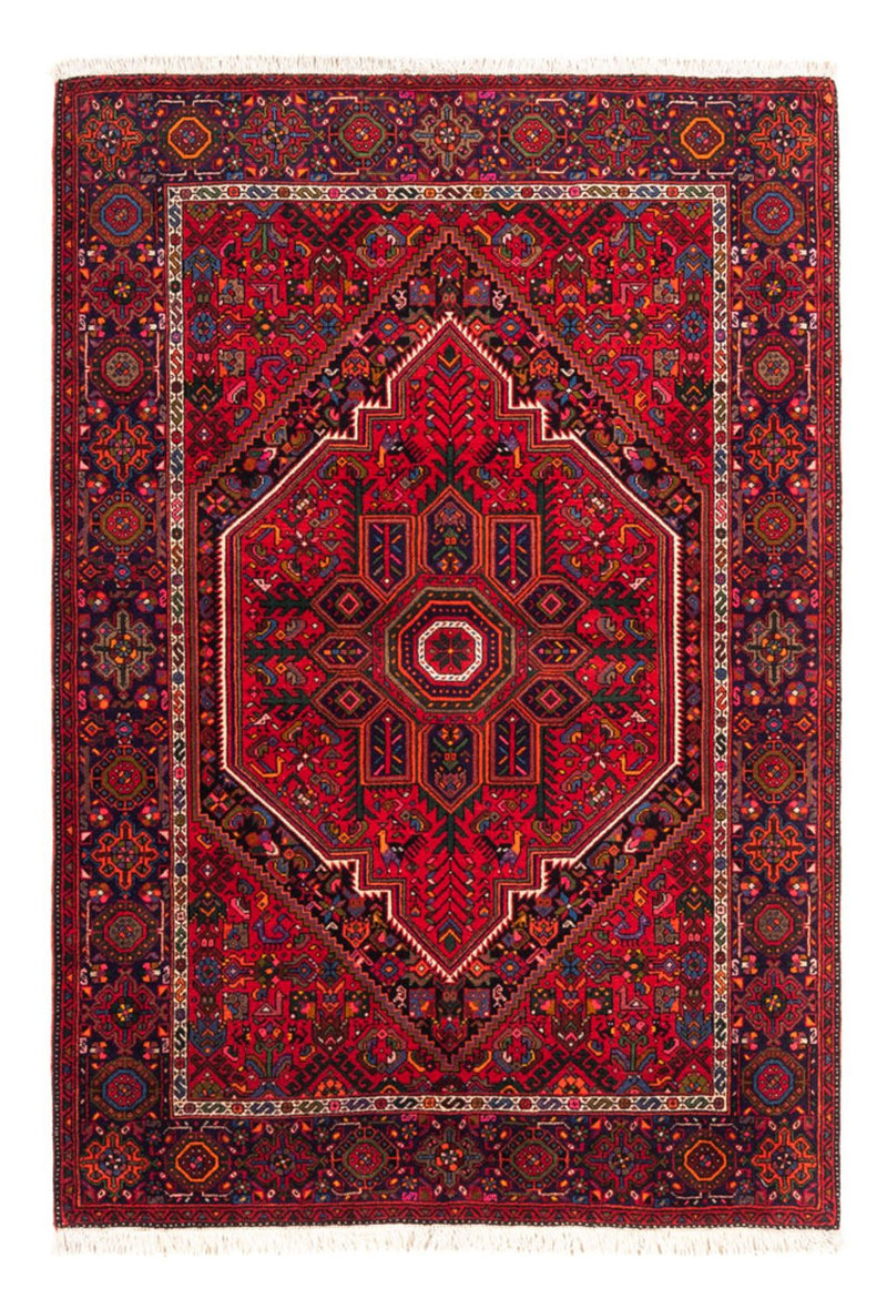 Persisk tæppe - Nomadisk - 144 x 100 cm - rød
