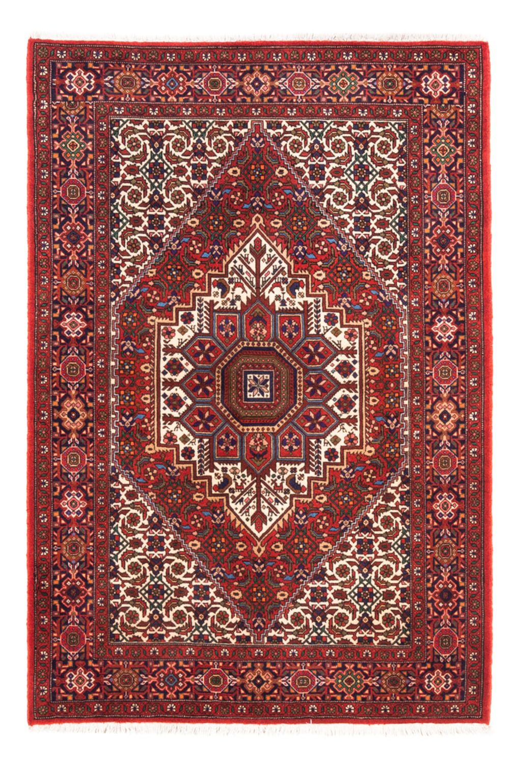 Persisk tæppe - Nomadisk - 148 x 98 cm - rød