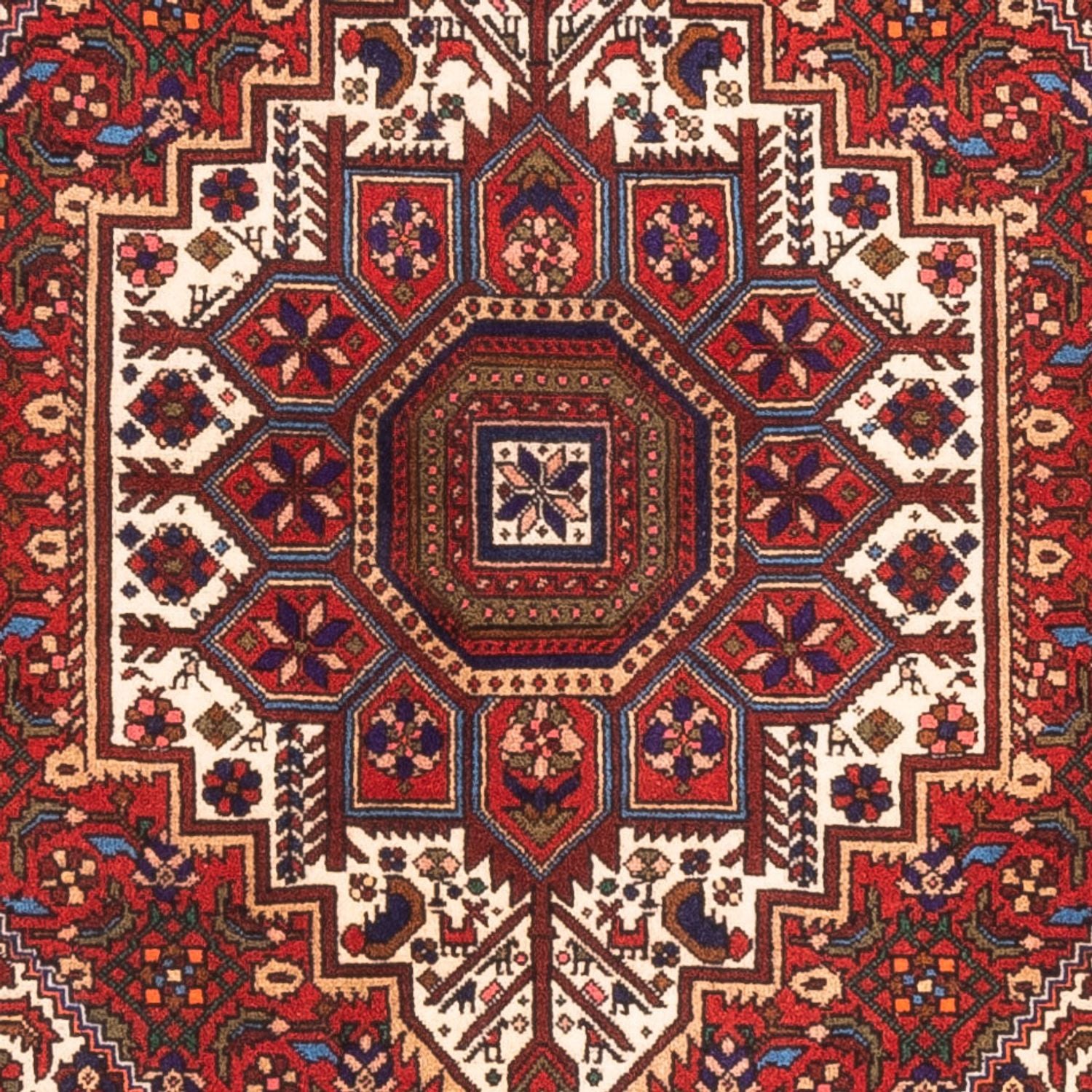 Persisk tæppe - Nomadisk - 148 x 98 cm - rød