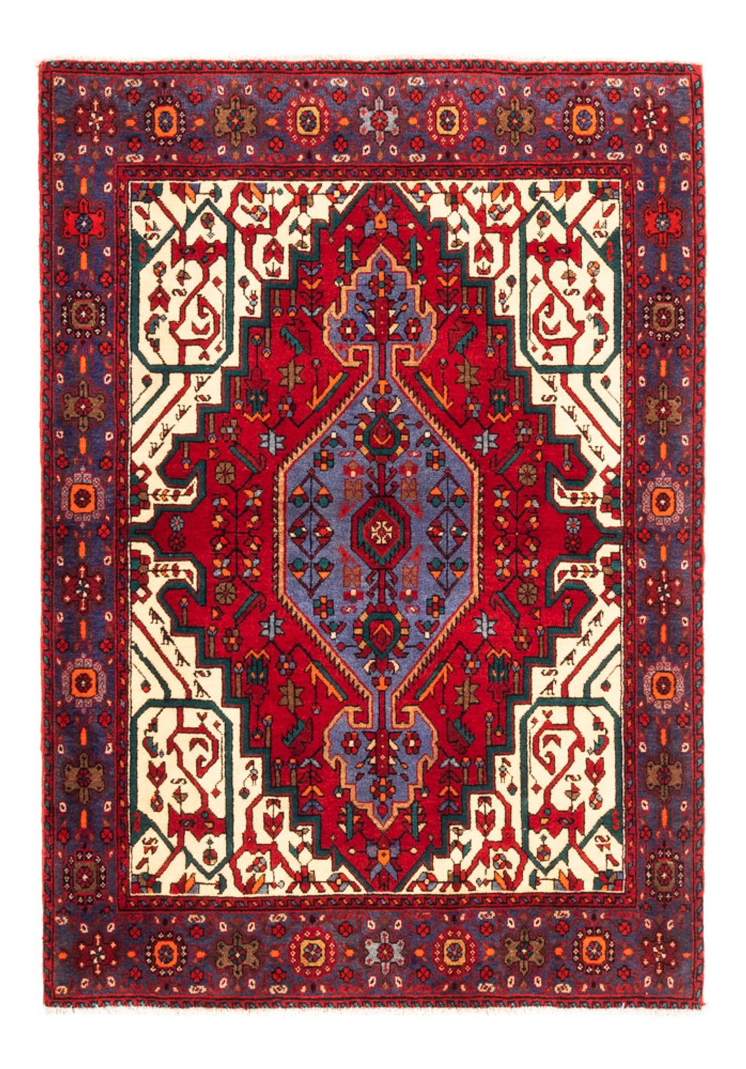 Persisk tæppe - Nomadisk - 148 x 107 cm - rød