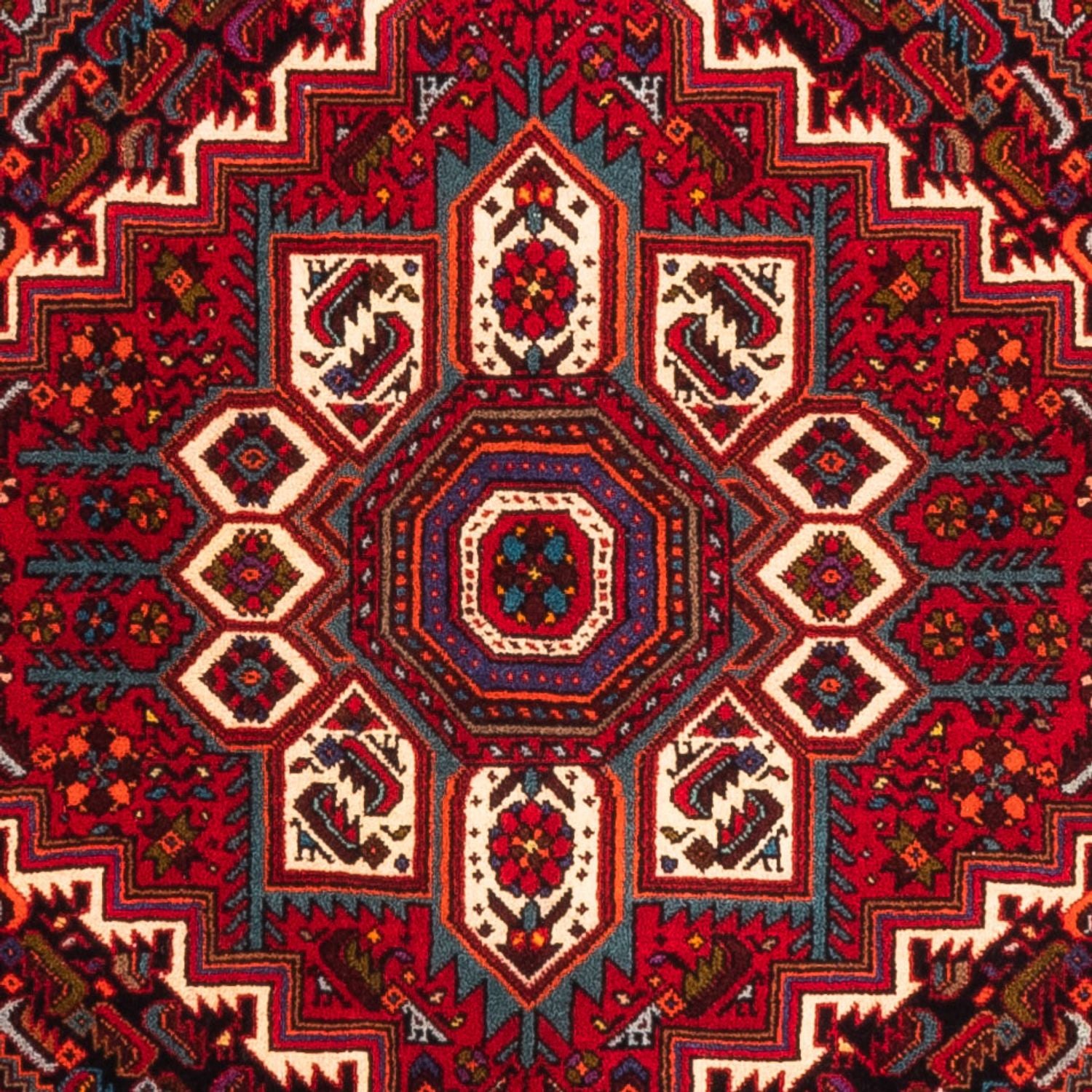 Persisk tæppe - Nomadisk - 150 x 101 cm - rød