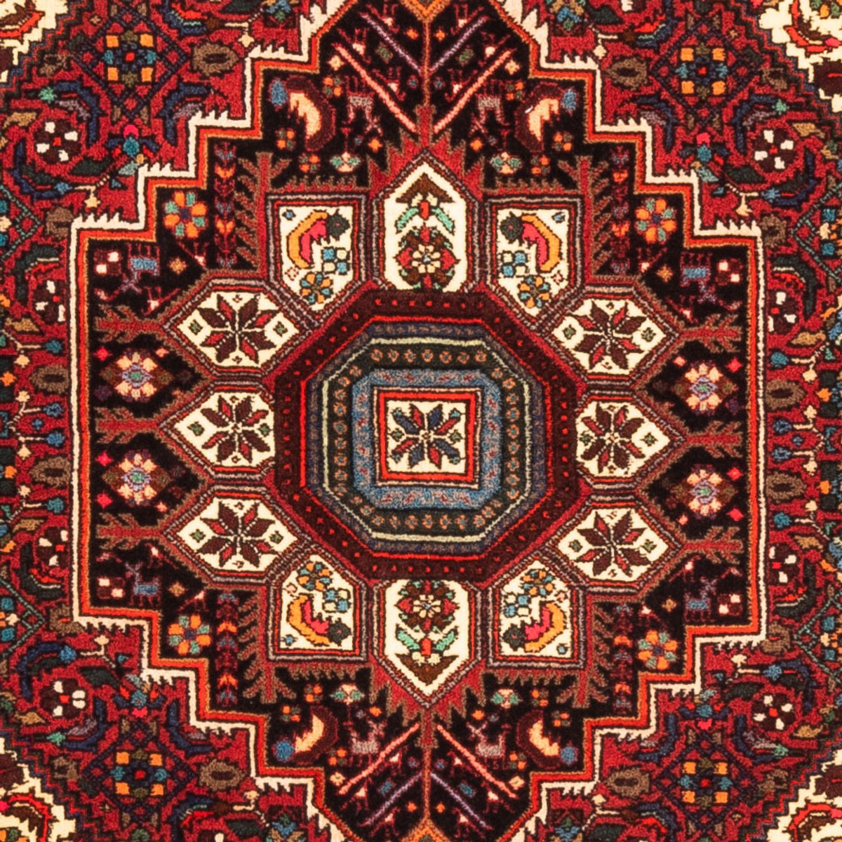 Persisk tæppe - Nomadisk - 150 x 102 cm - rød