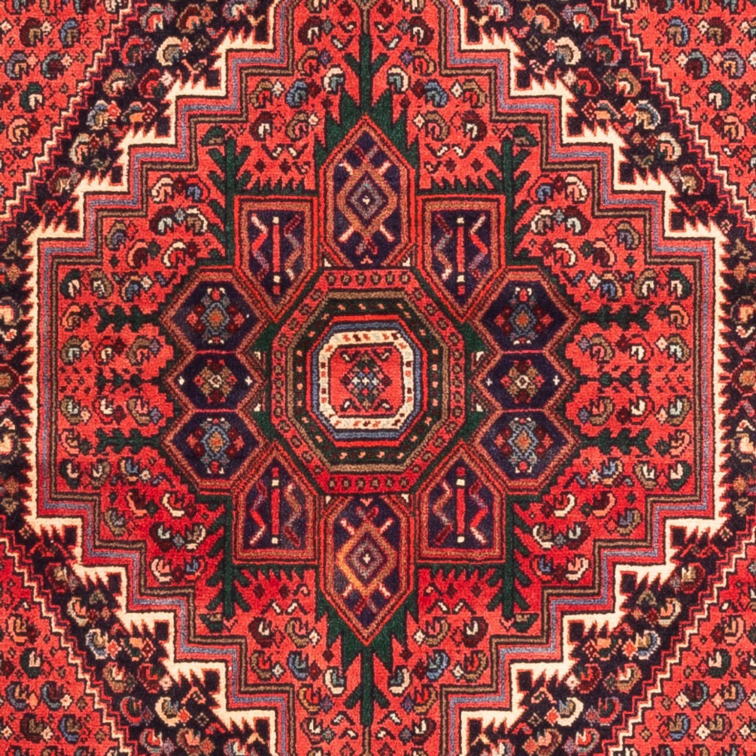 Persisk tæppe - Nomadisk - 148 x 100 cm - rød
