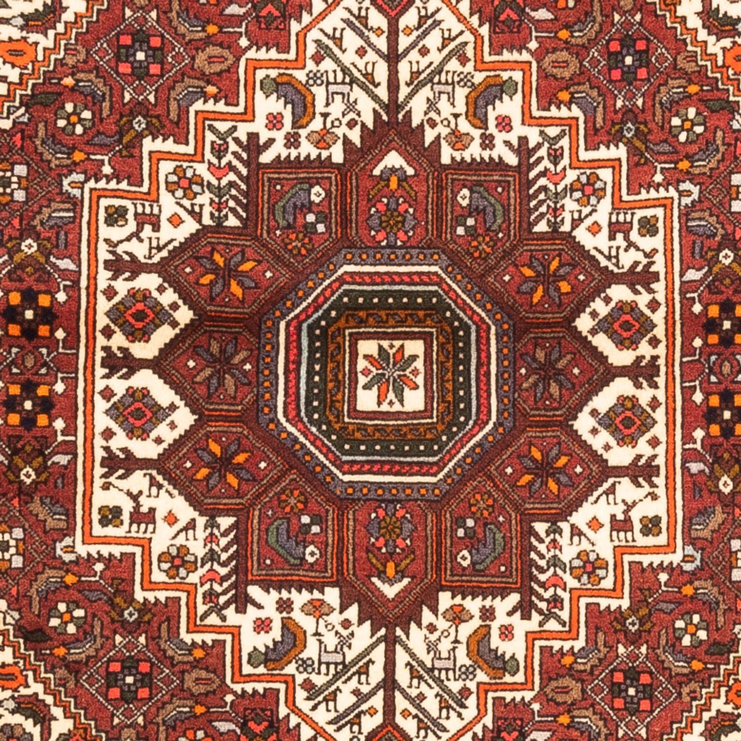 Persisk tæppe - Nomadisk - 149 x 100 cm - rød