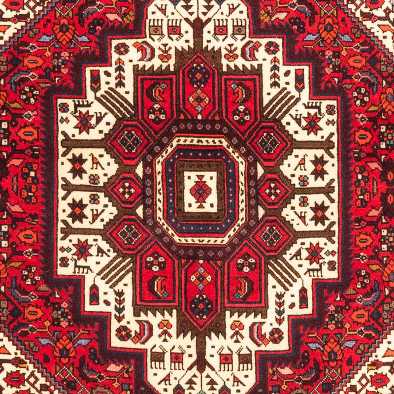 Persisk tæppe - Nomadisk - 142 x 102 cm - rød