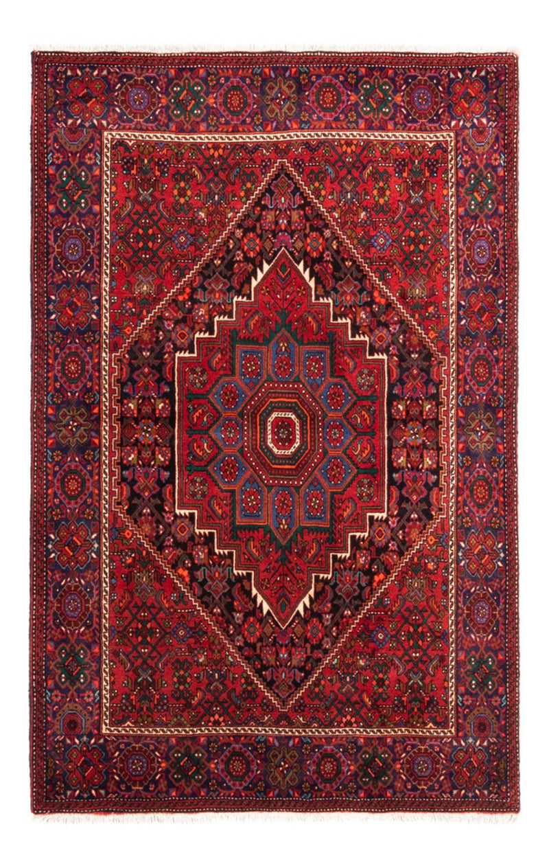 Persisk tæppe - Nomadisk - 155 x 102 cm - rød