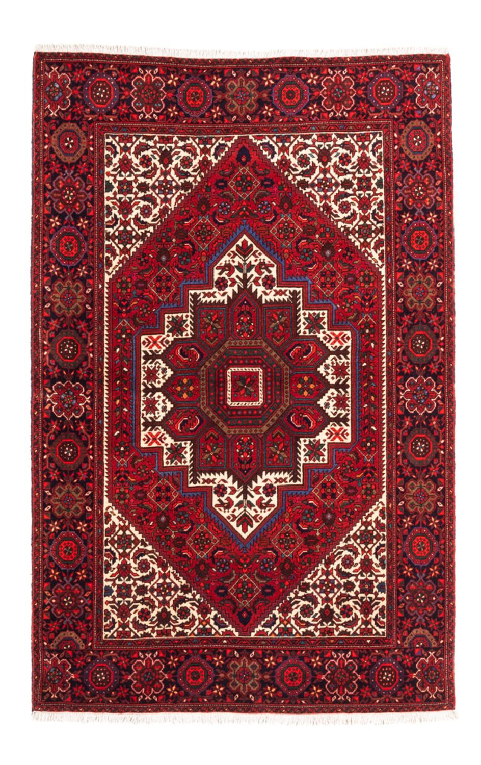 Persisk tæppe - Nomadisk - 156 x 103 cm - rød