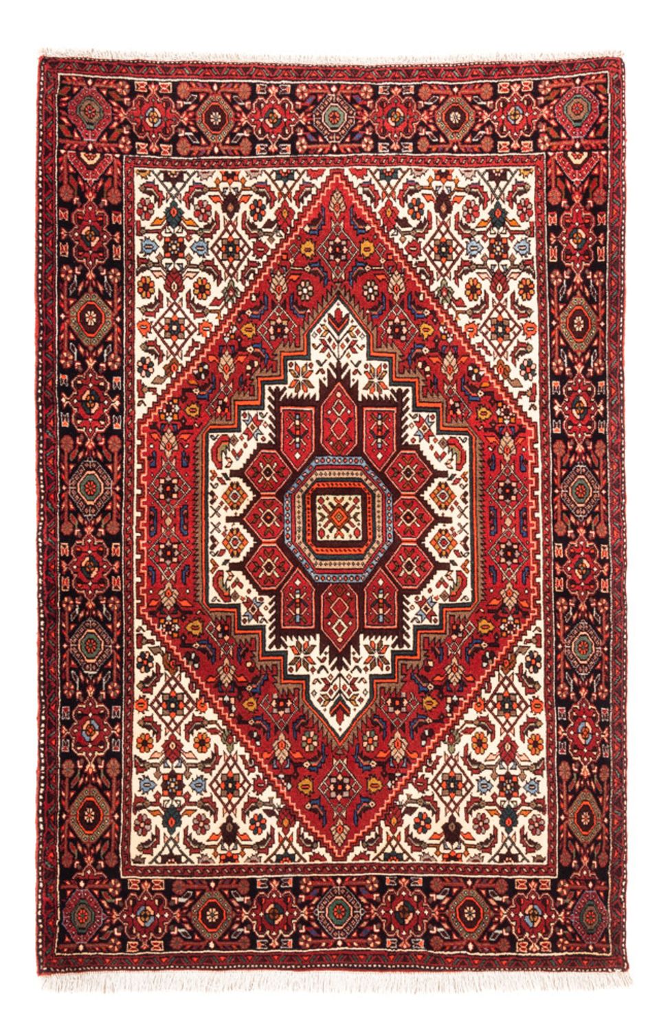 Persisk tæppe - Nomadisk - 153 x 102 cm - rød