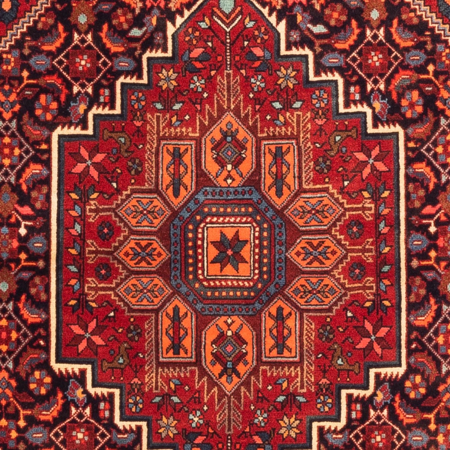 Persisk tæppe - Nomadisk - 154 x 103 cm - rød
