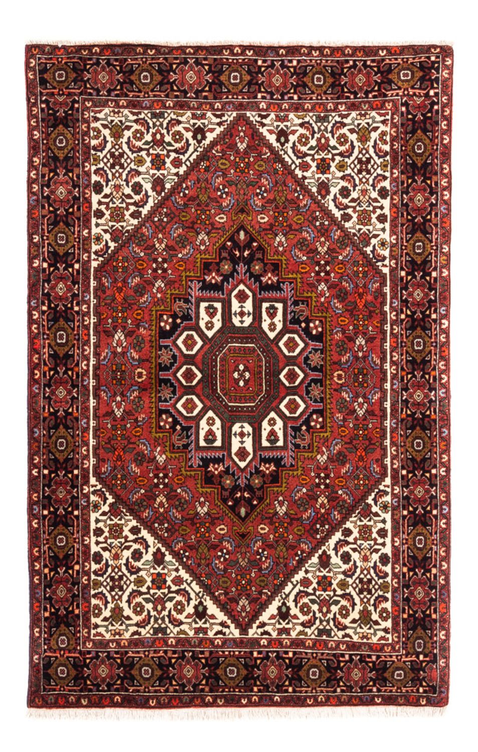 Persisk tæppe - Nomadisk - 156 x 103 cm - rød