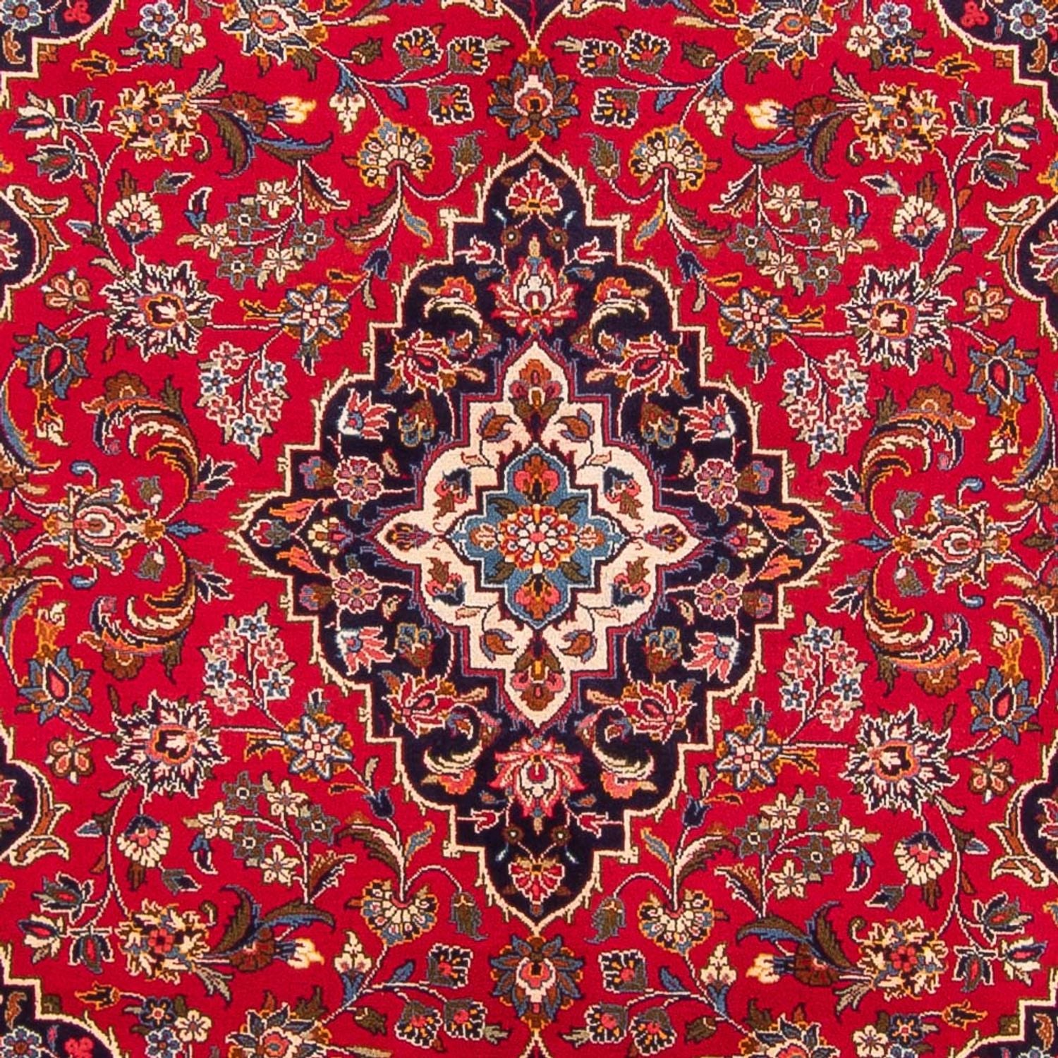 Persisk tæppe - Keshan - 293 x 195 cm - rød