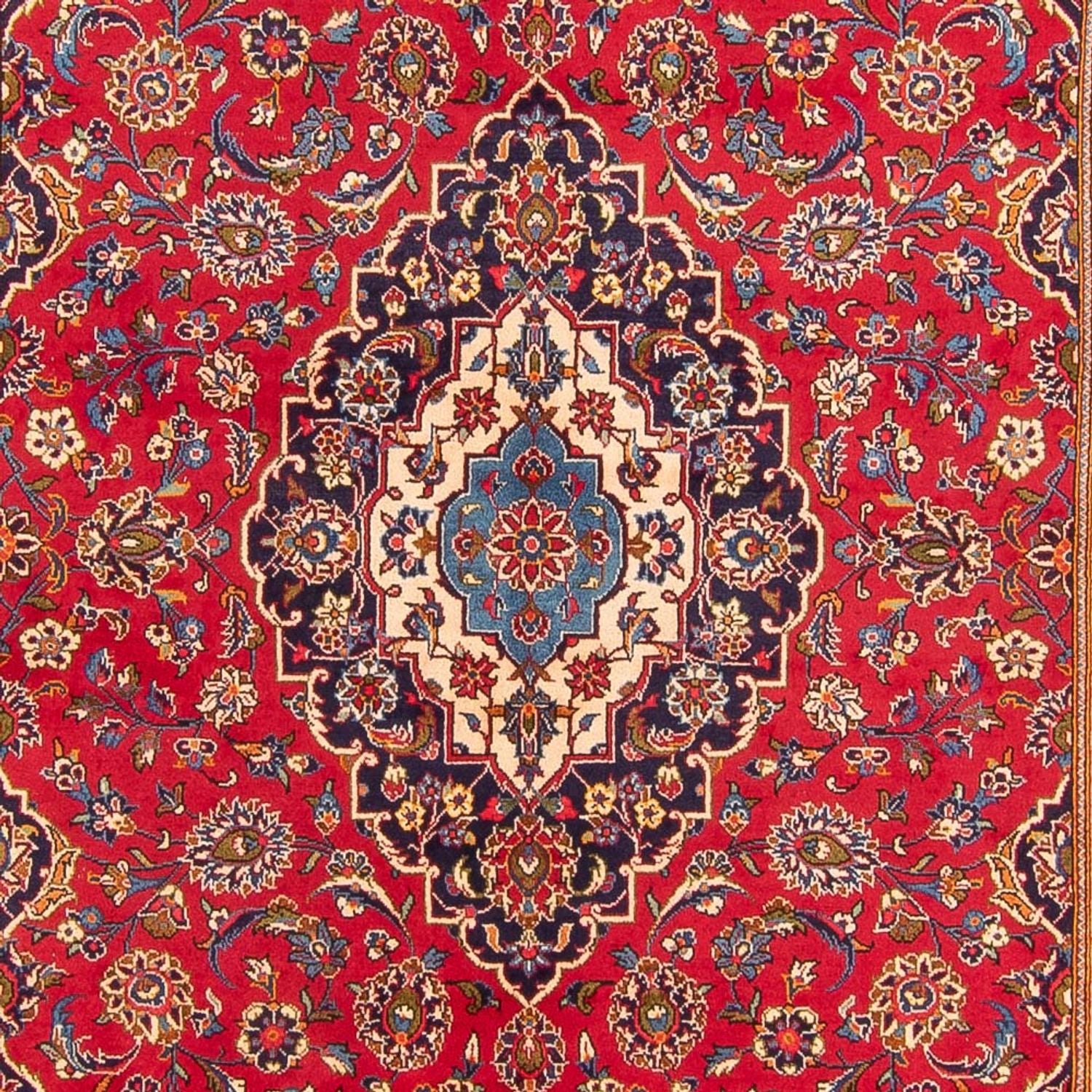 Persisk tæppe - Keshan - 297 x 193 cm - rød