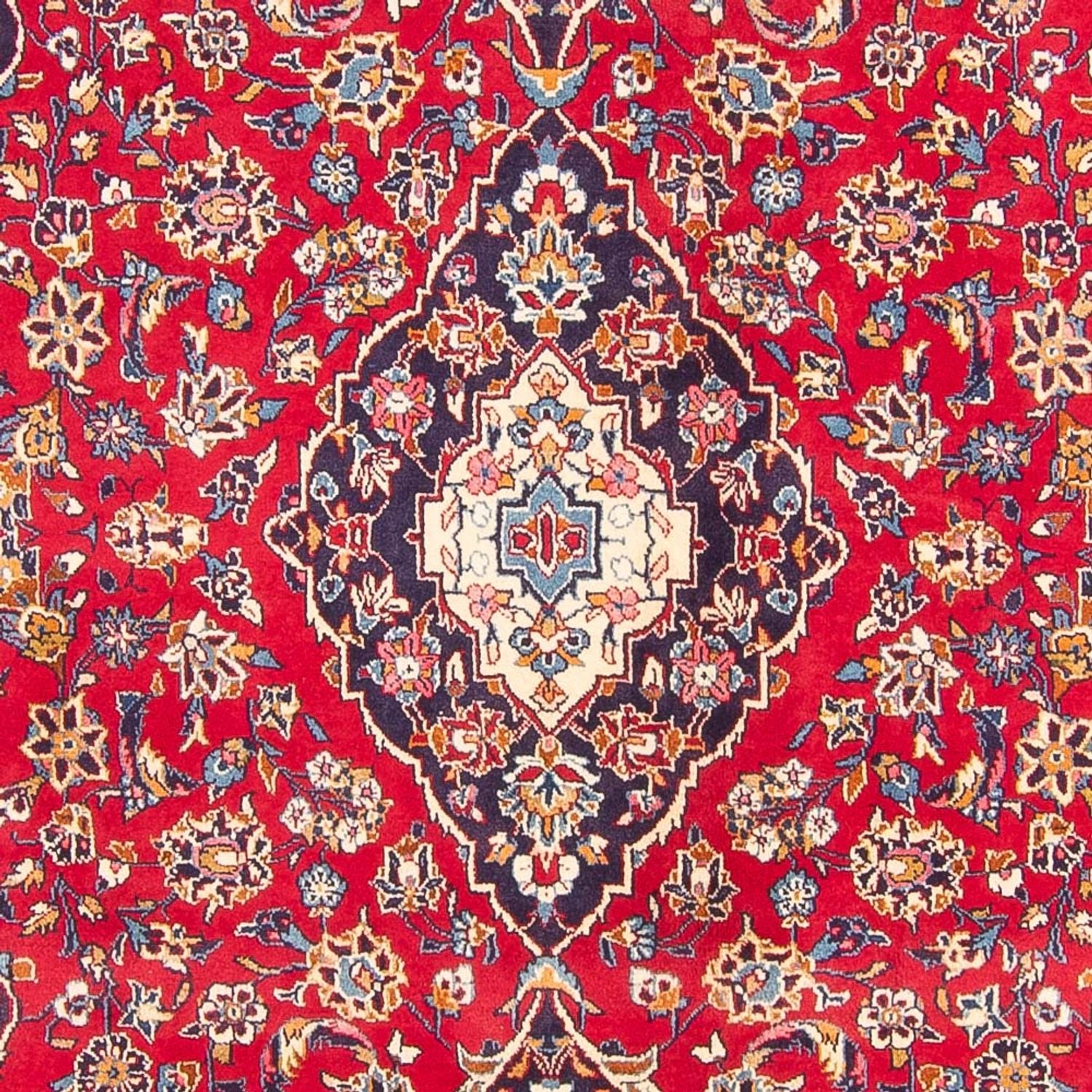 Persisk tæppe - Keshan - 284 x 203 cm - rød