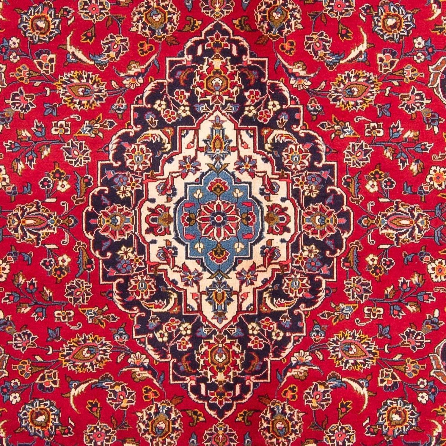 Persisk tæppe - Keshan - 296 x 195 cm - rød