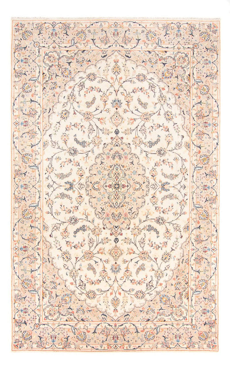 Persisk tæppe - Keshan - 296 x 196 cm - creme