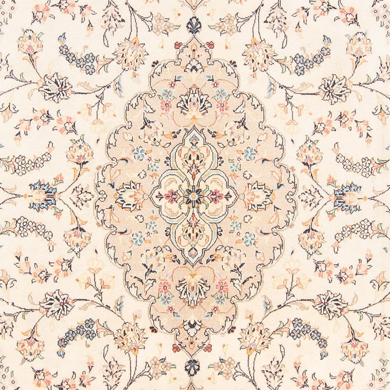 Persisk tæppe - Keshan - 296 x 196 cm - creme