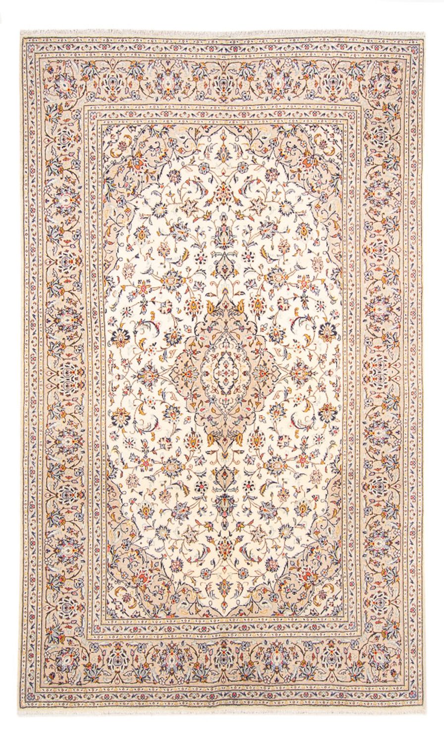 Persisk tæppe - Keshan - 300 x 194 cm - creme