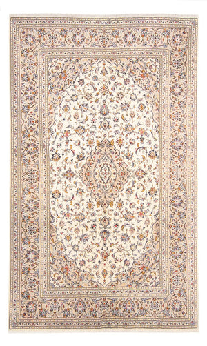 Persisk tæppe - Keshan - 300 x 194 cm - creme