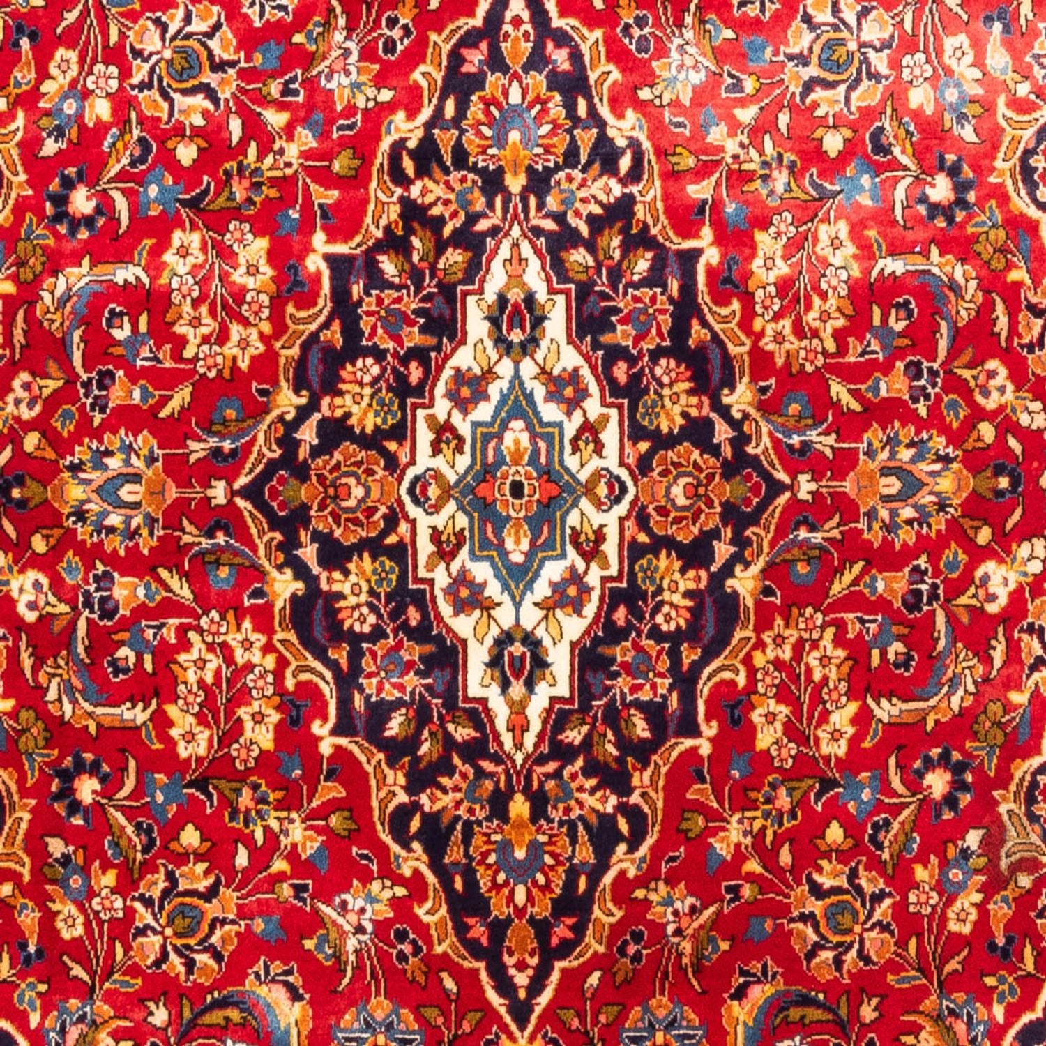 Persisk tæppe - Keshan - 303 x 192 cm - rød