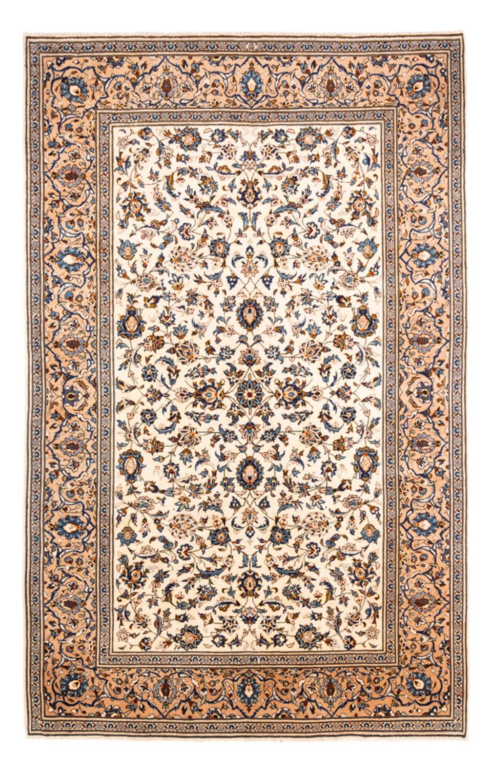Persisk tæppe - Keshan - 294 x 198 cm - beige