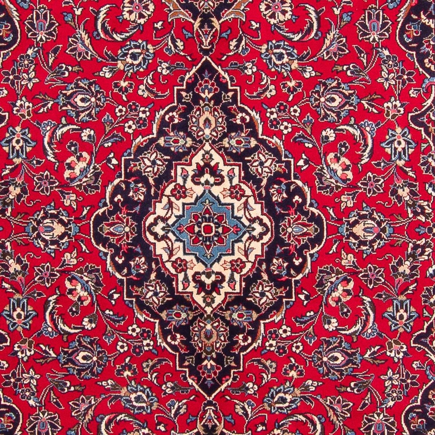 Persisk tæppe - Keshan - 297 x 197 cm - rød