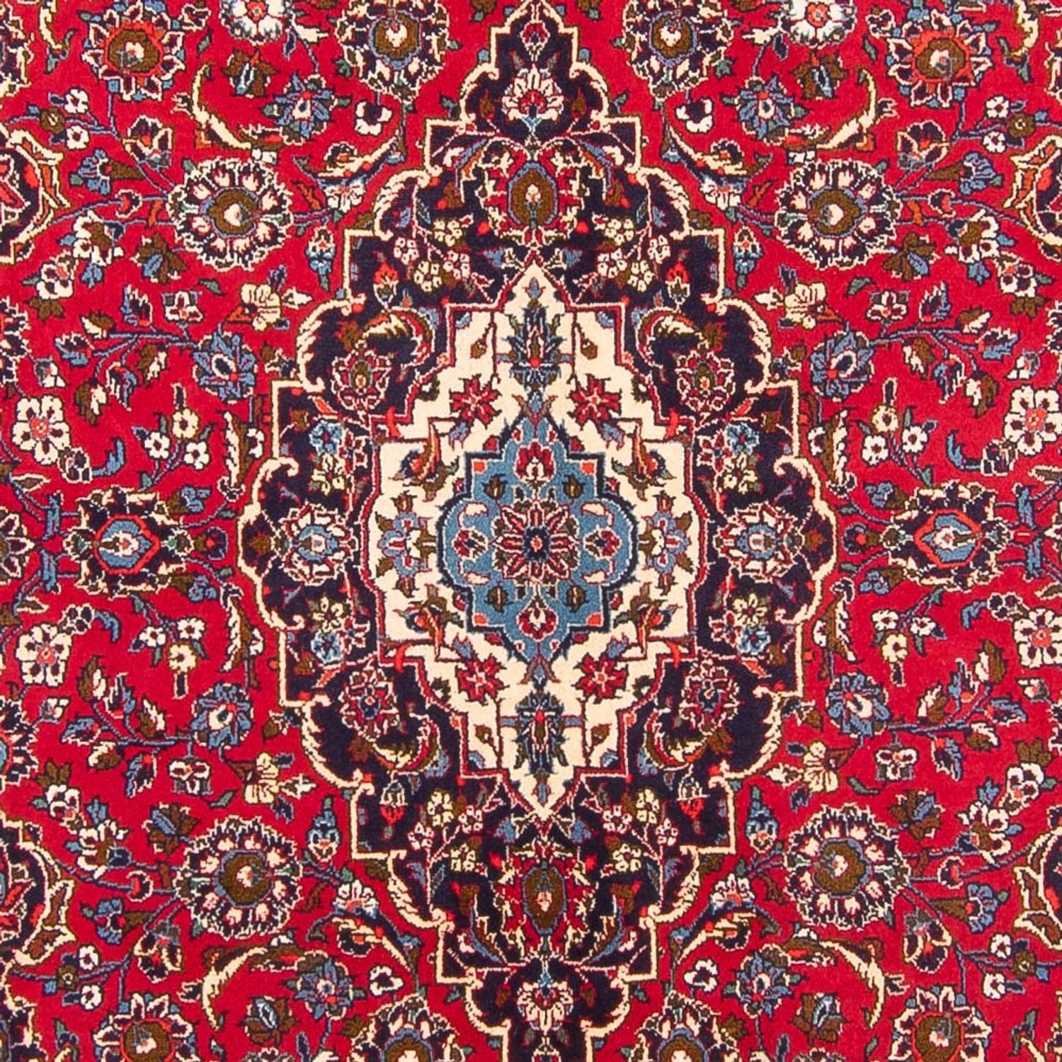 Persisk tæppe - Keshan - 300 x 195 cm - rød