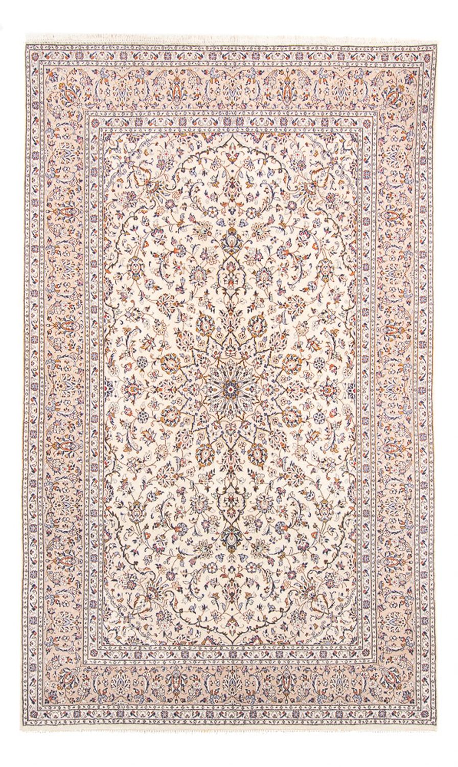 Persisk tæppe - Keshan - 302 x 194 cm - creme