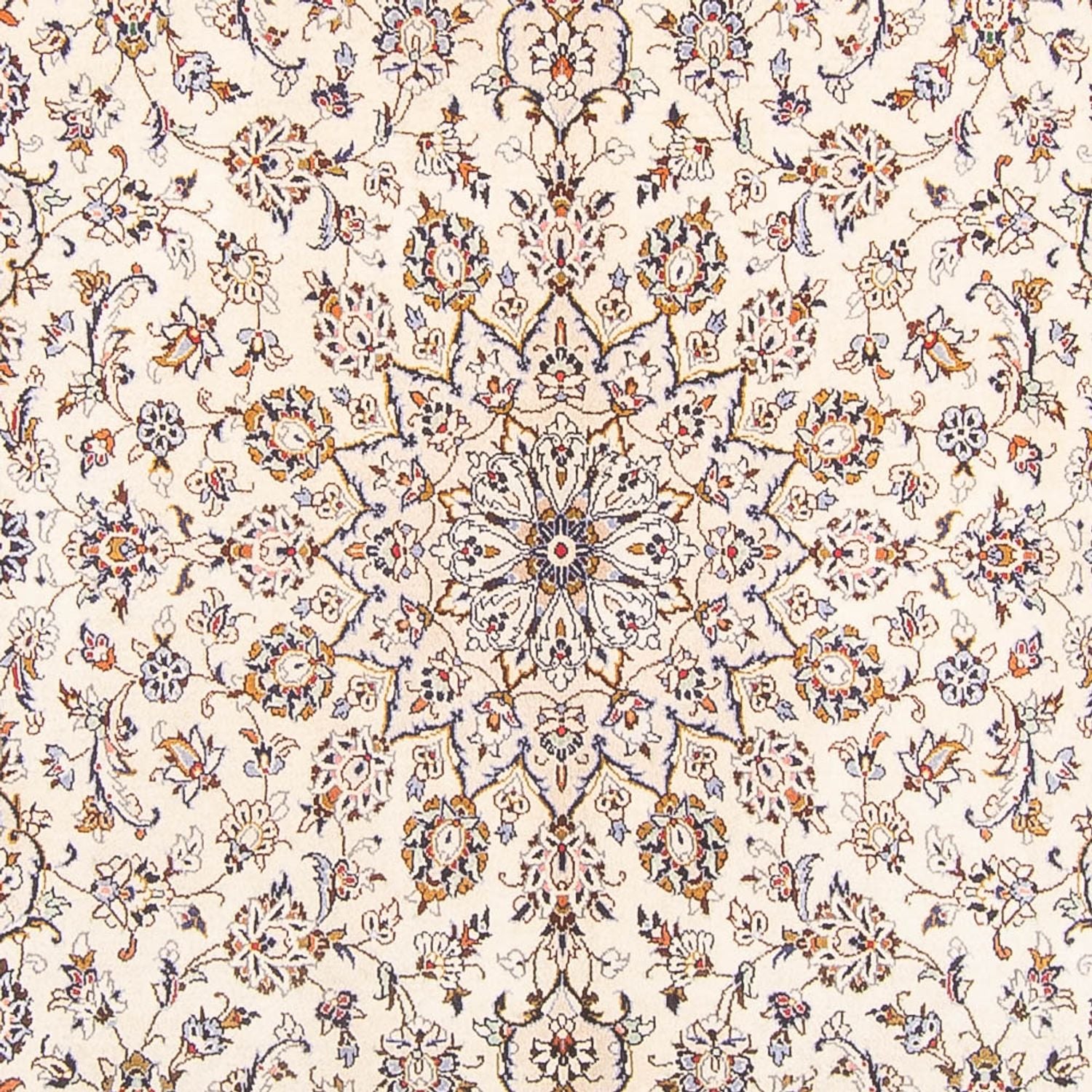 Persisk tæppe - Keshan - 302 x 194 cm - creme