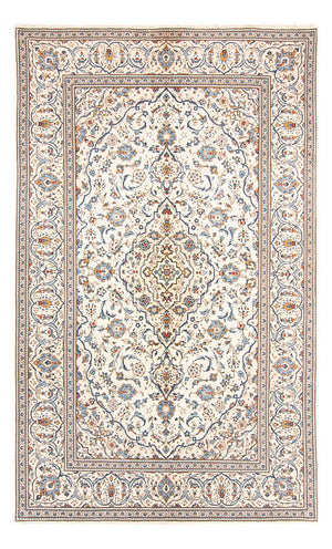 Persisk tæppe - Keshan - 300 x 196 cm - creme