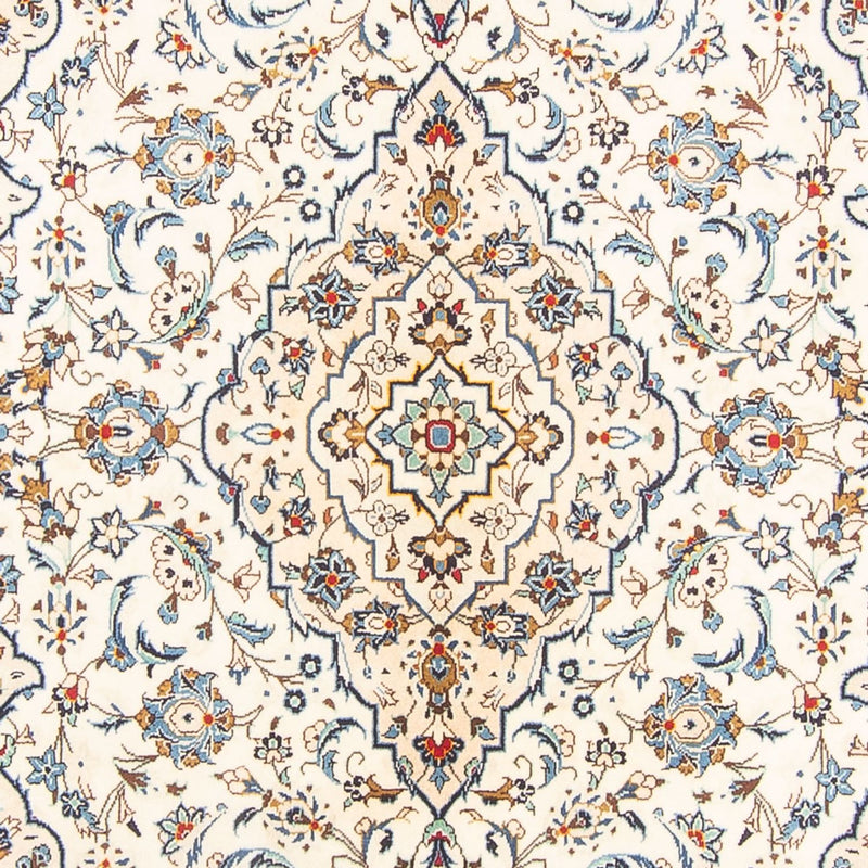 Persisk tæppe - Keshan - 300 x 196 cm - creme