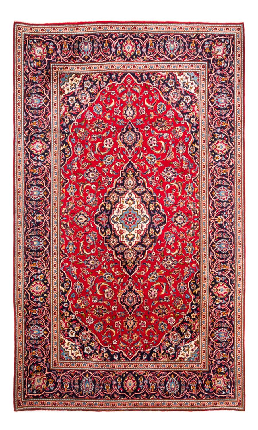 Persisk tæppe - Keshan - 297 x 200 cm - rød
