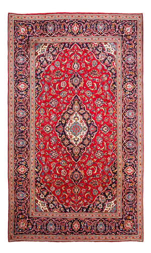 Persisk tæppe - Keshan - 297 x 200 cm - rød